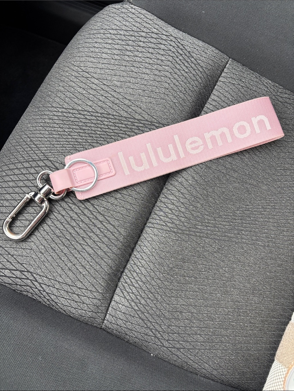 Lululemon never lost keychain